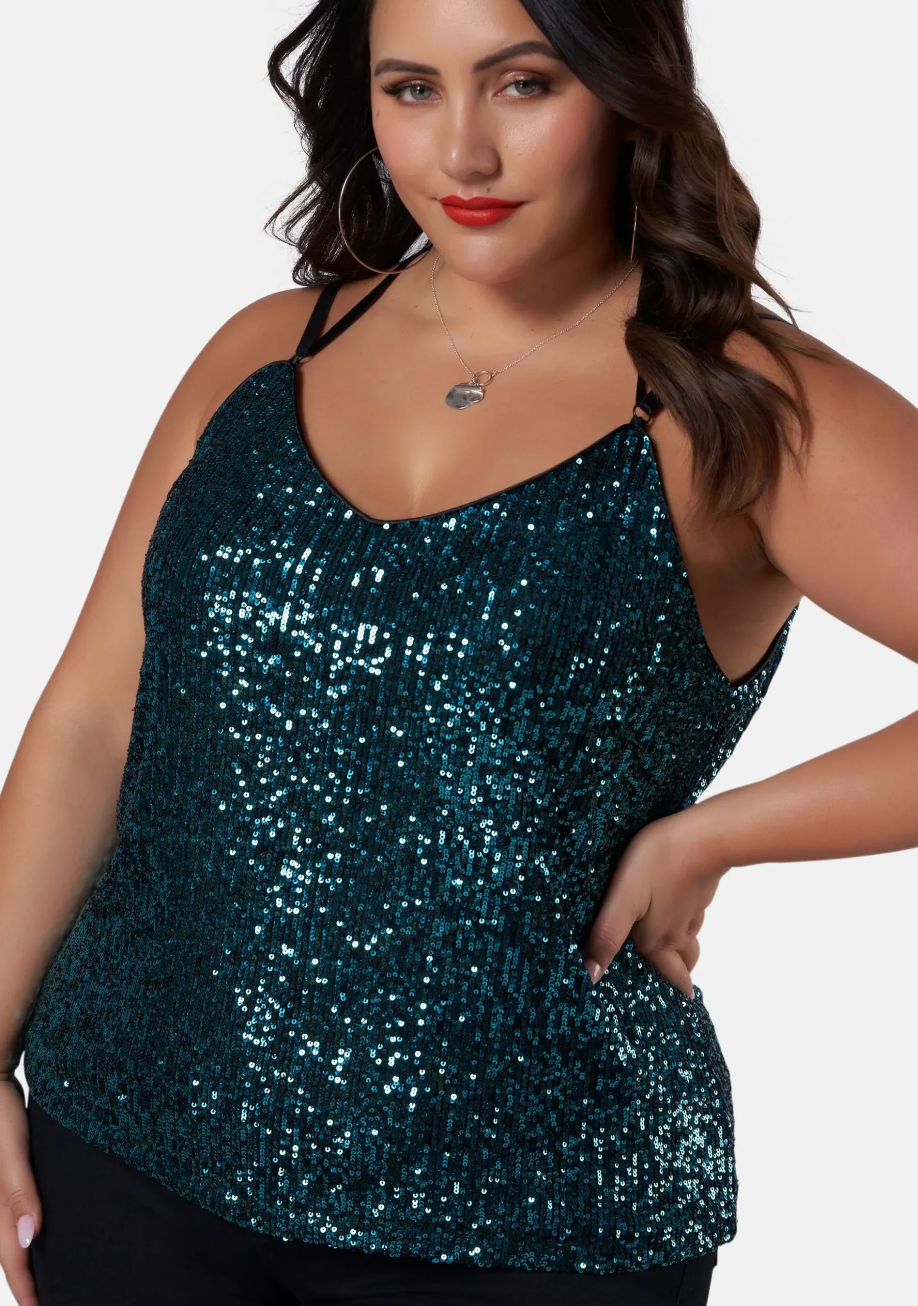 Black Out Sequin Cami