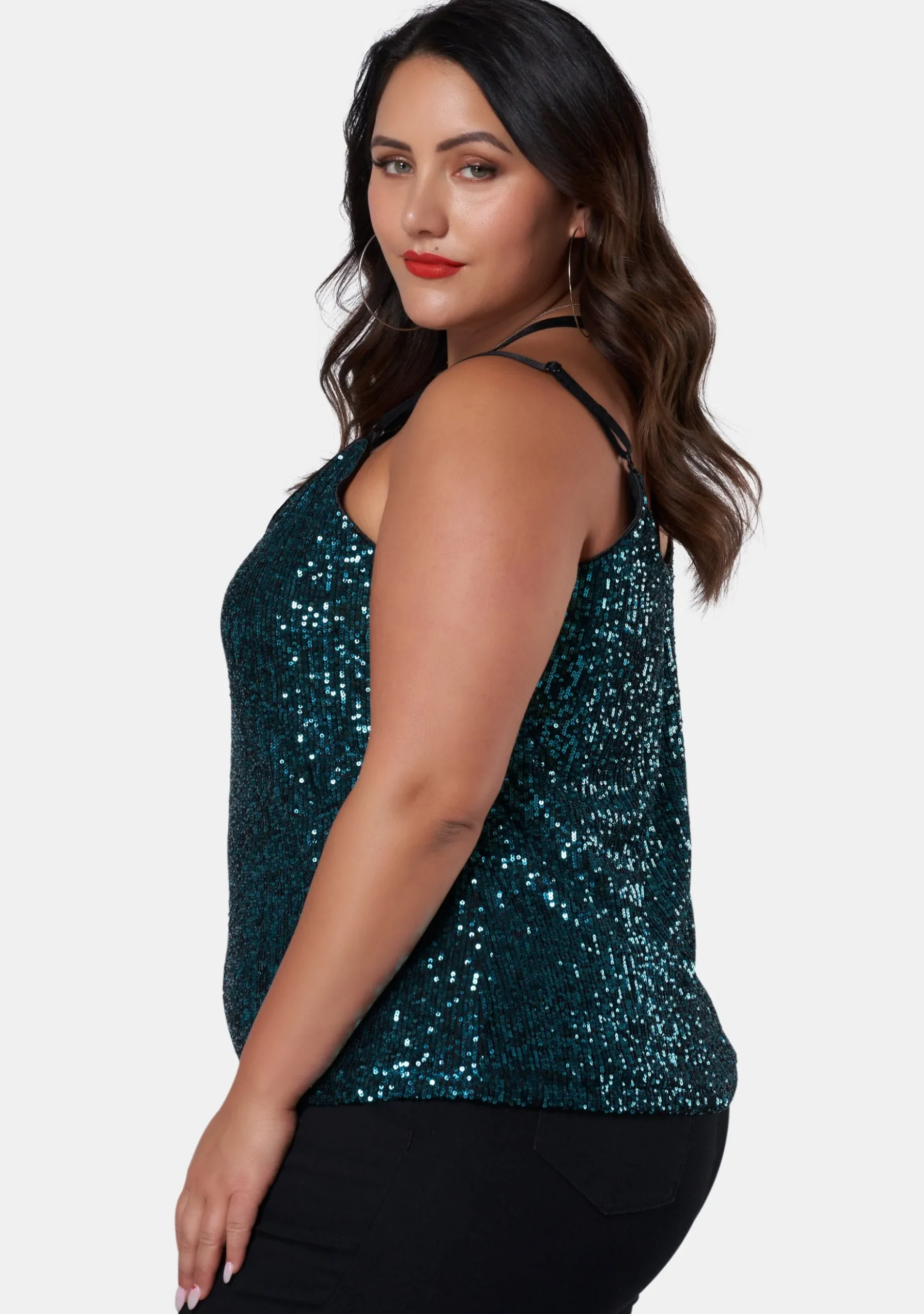Black Out Sequin Cami