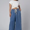 Blake Chambray Wide Leg Pants