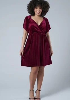 Blushy Worthy Velvet Dress