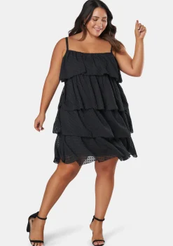 Body Party Tiered Strappy Dress