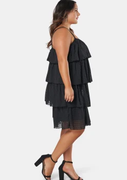 Body Party Tiered Strappy Dress