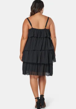 Body Party Tiered Strappy Dress