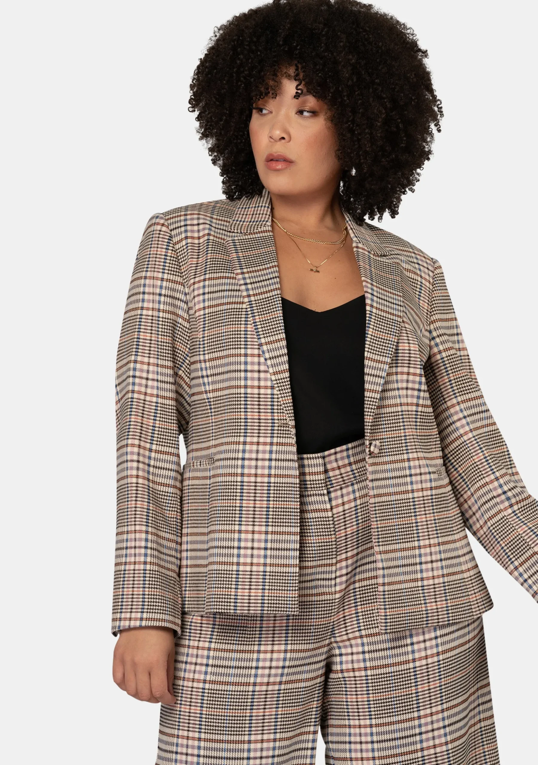 Brooklyn Check Blazer