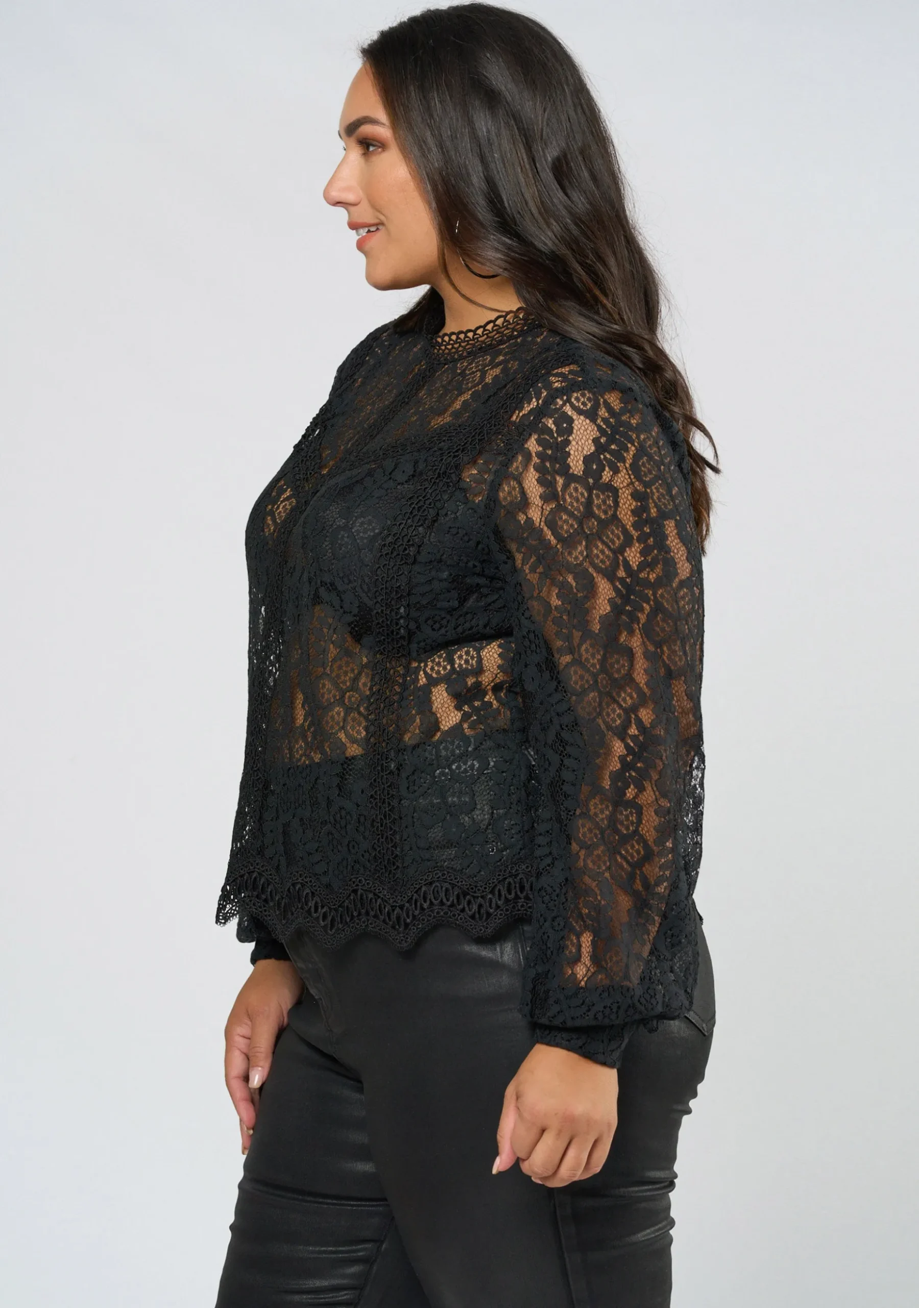 Burning Hearts Lace Top