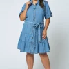 Carla Chambray Denim Dress