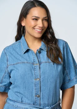 Carla Chambray Denim Dress