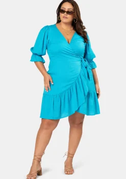 Cartia Wrap Mini Dress