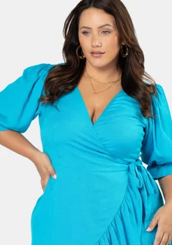 Cartia Wrap Mini Dress