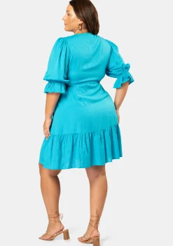 Cartia Wrap Mini Dress