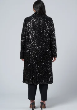 Chained Up Sequin Coat