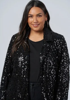 Chained Up Sequin Coat