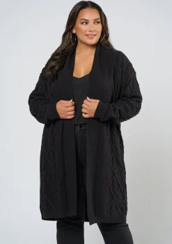 Charli Longline Cable Cardigan