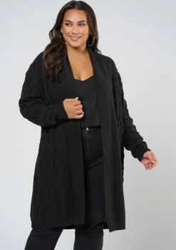 Charli Longline Cable Cardigan