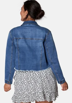 Chatterbox Crop Denim Jacket