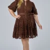 Claudia Broderie Dress