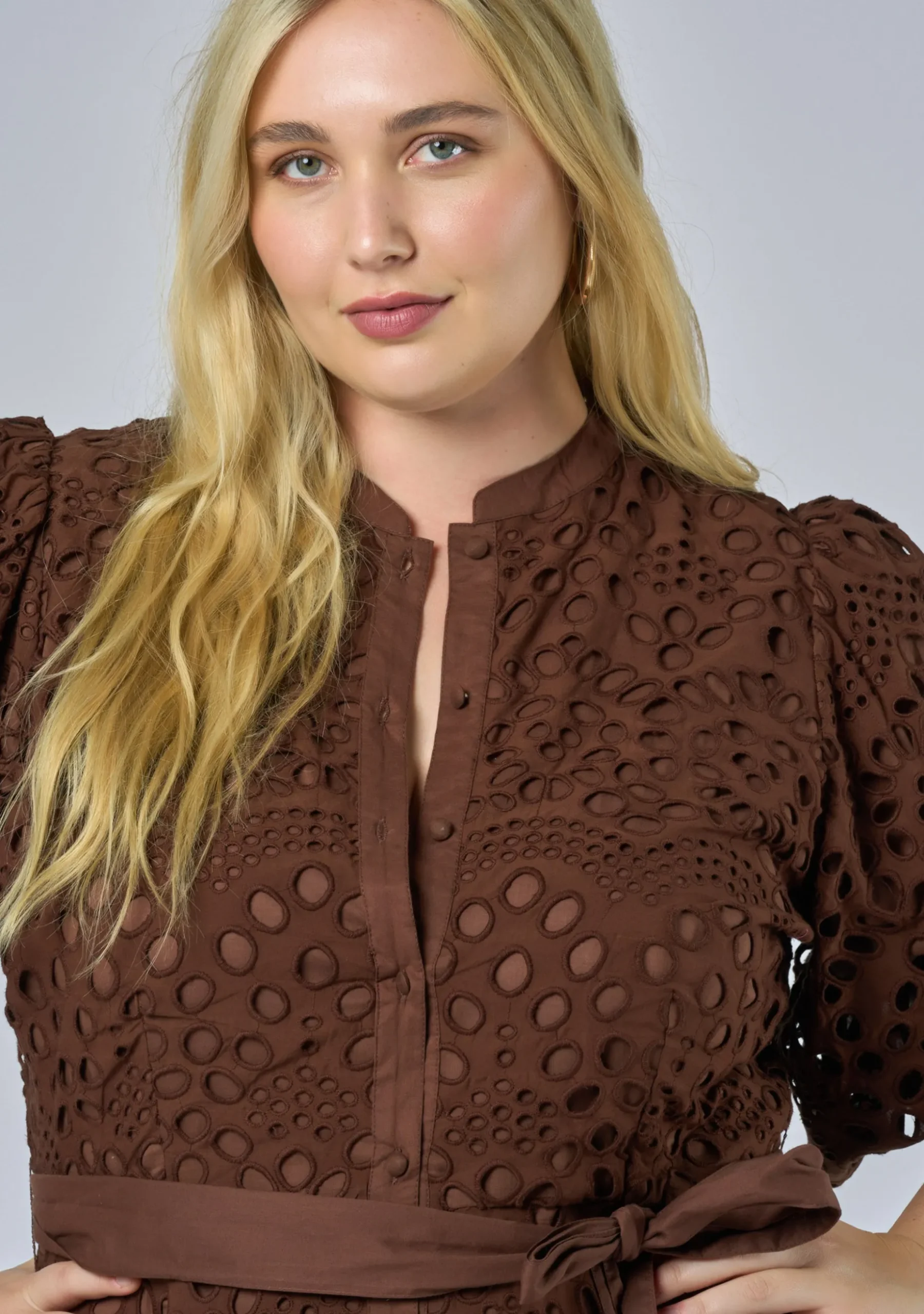 Claudia Broderie Dress