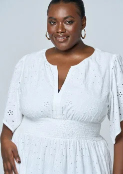 Constance Broderie Maxi Dress