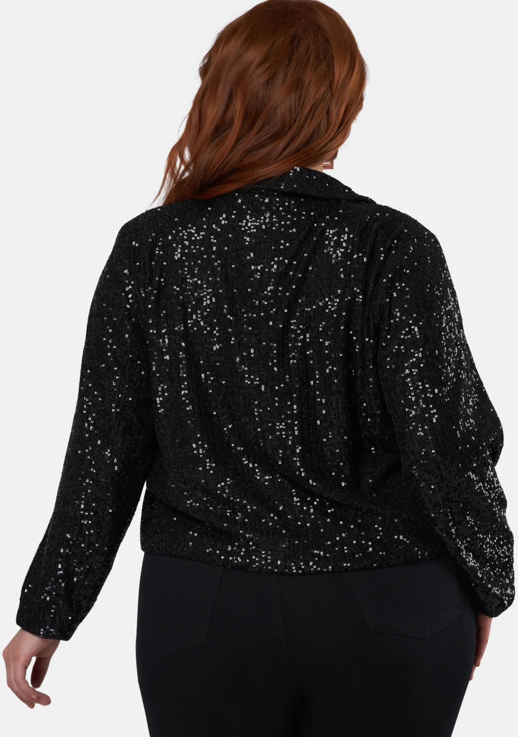 Cosplay Crop Sequin Jacket