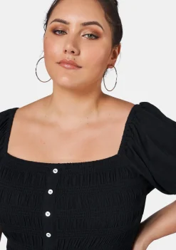 Cristine Crinkle Midi Dress