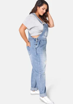 Dana Distressed Overalls