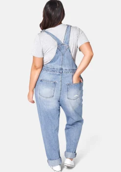 Dana Distressed Overalls