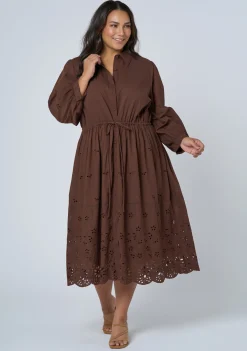 Daria Broderie Dress