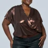 Desires Meet Metallic Top