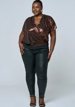 Desires Meet Metallic Top