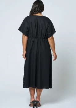 Eddie Linen Midi Dress