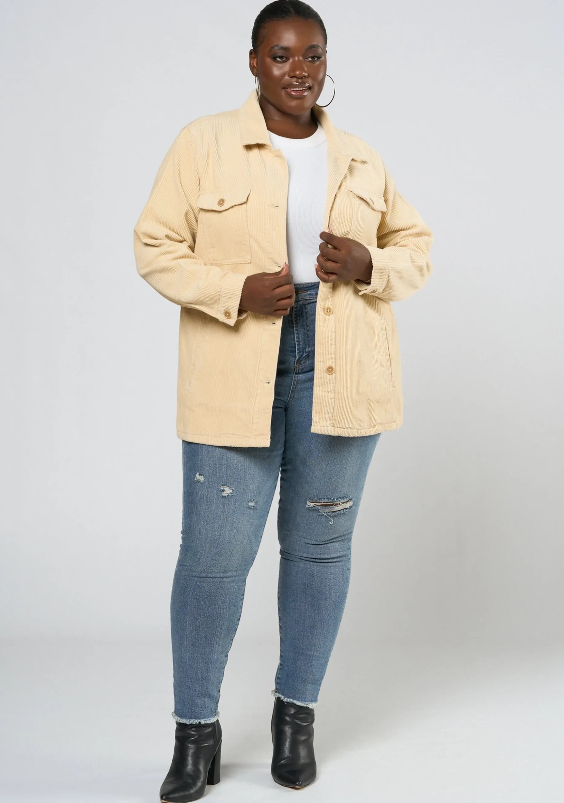 Eloise Cord Shacket