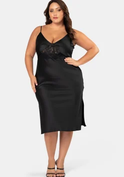 Enemy Slip Midi Dress
