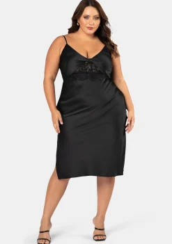 Enemy Slip Midi Dress