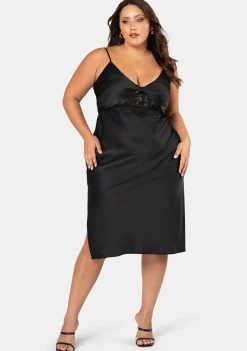 Enemy Slip Midi Dress