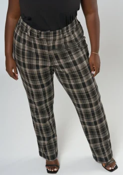 Estelle Check Ponte Pant