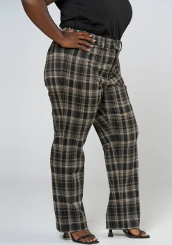 Estelle Check Ponte Pant