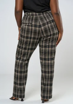 Estelle Check Ponte Pant