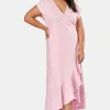 Fake Love Linen Wrap Dress