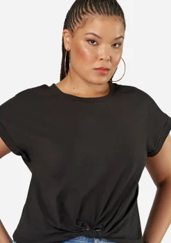 Fearless Crop Twist Tee