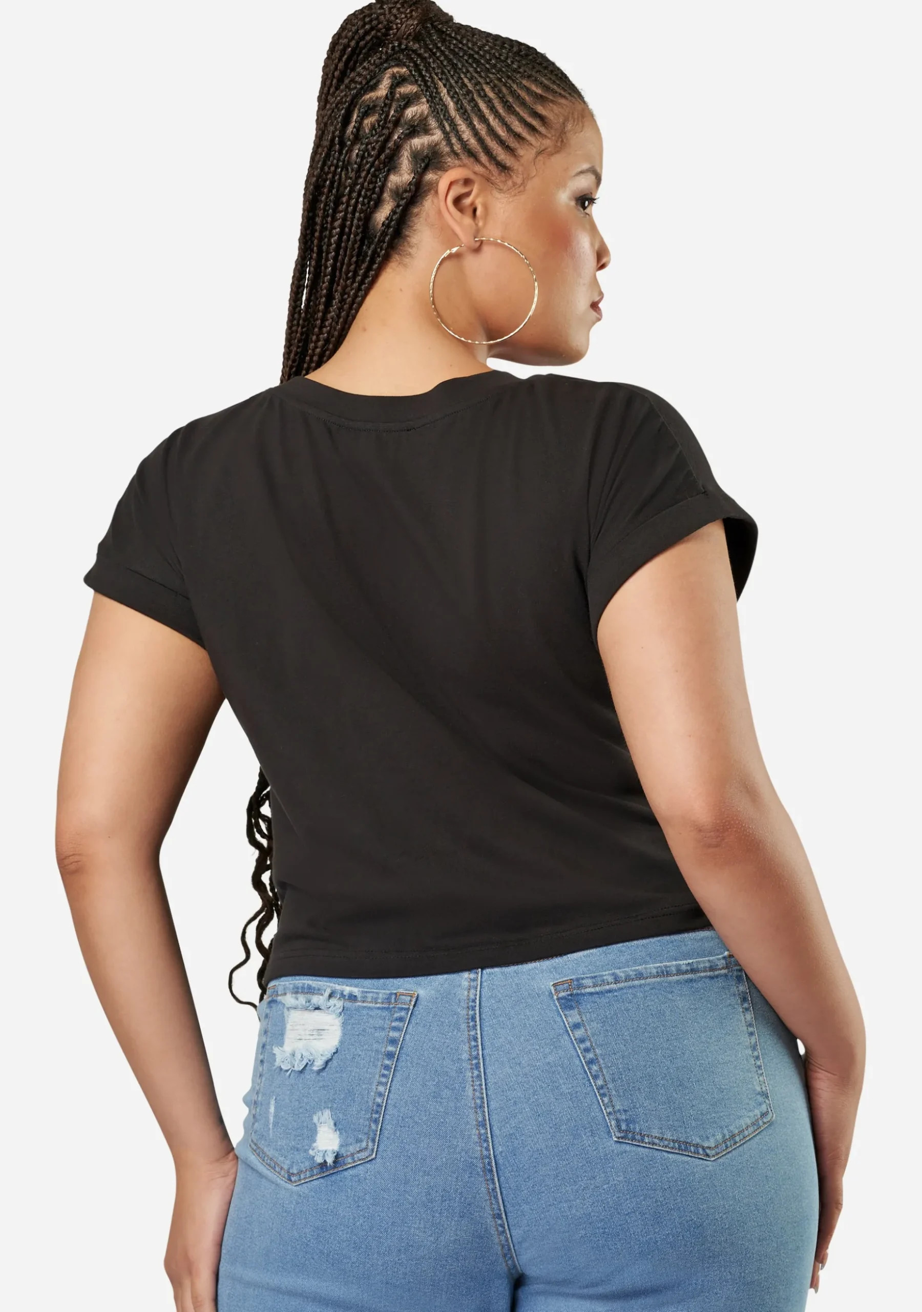 Fearless Crop Twist Tee