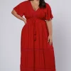 Floating Clouds Maxi Dress