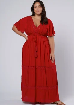 Floating Clouds Maxi Dress