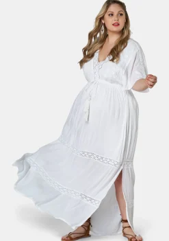 Floating Clouds Maxi Dress