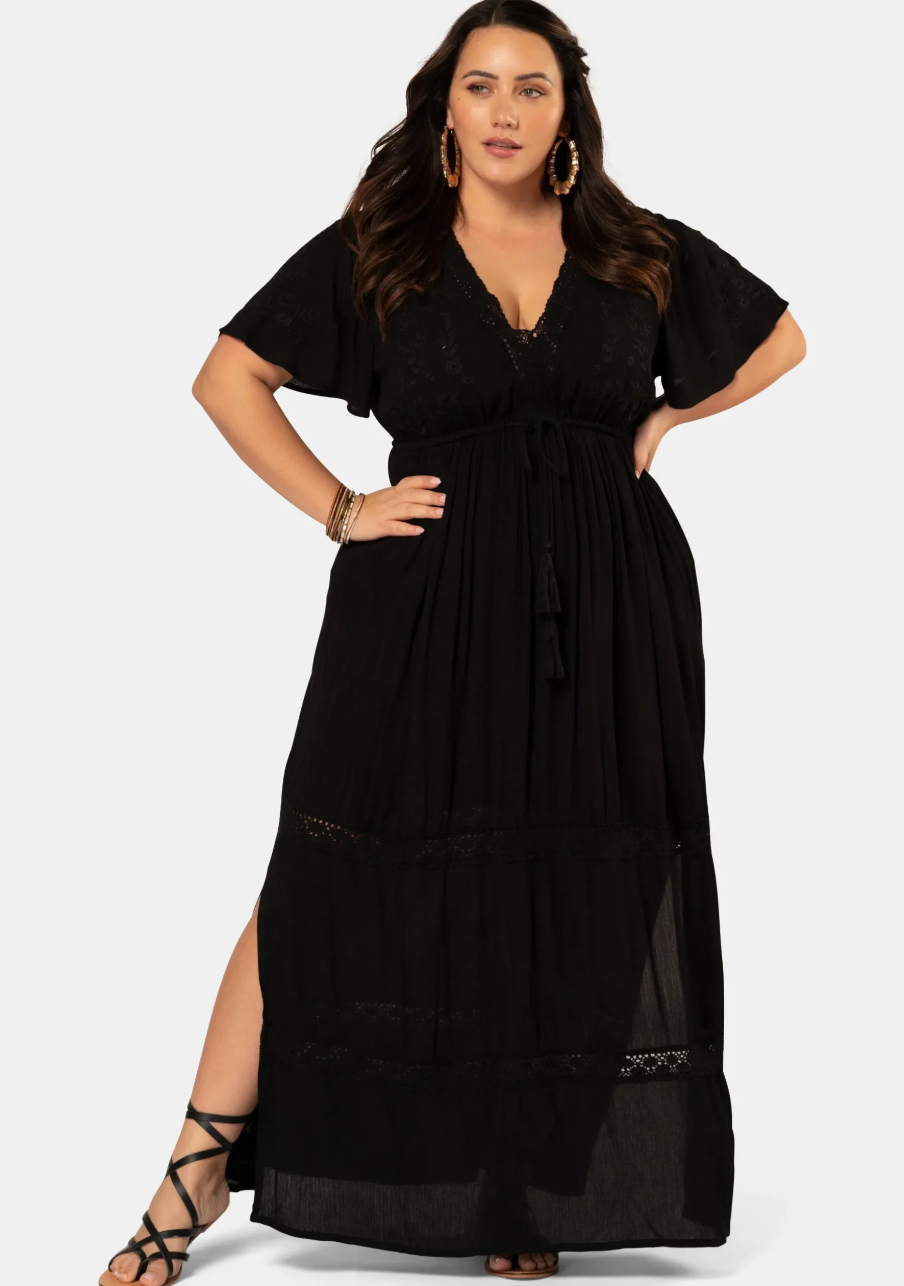 Floating Clouds Maxi Dress