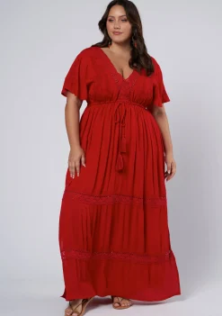 Floating Clouds Maxi Dress