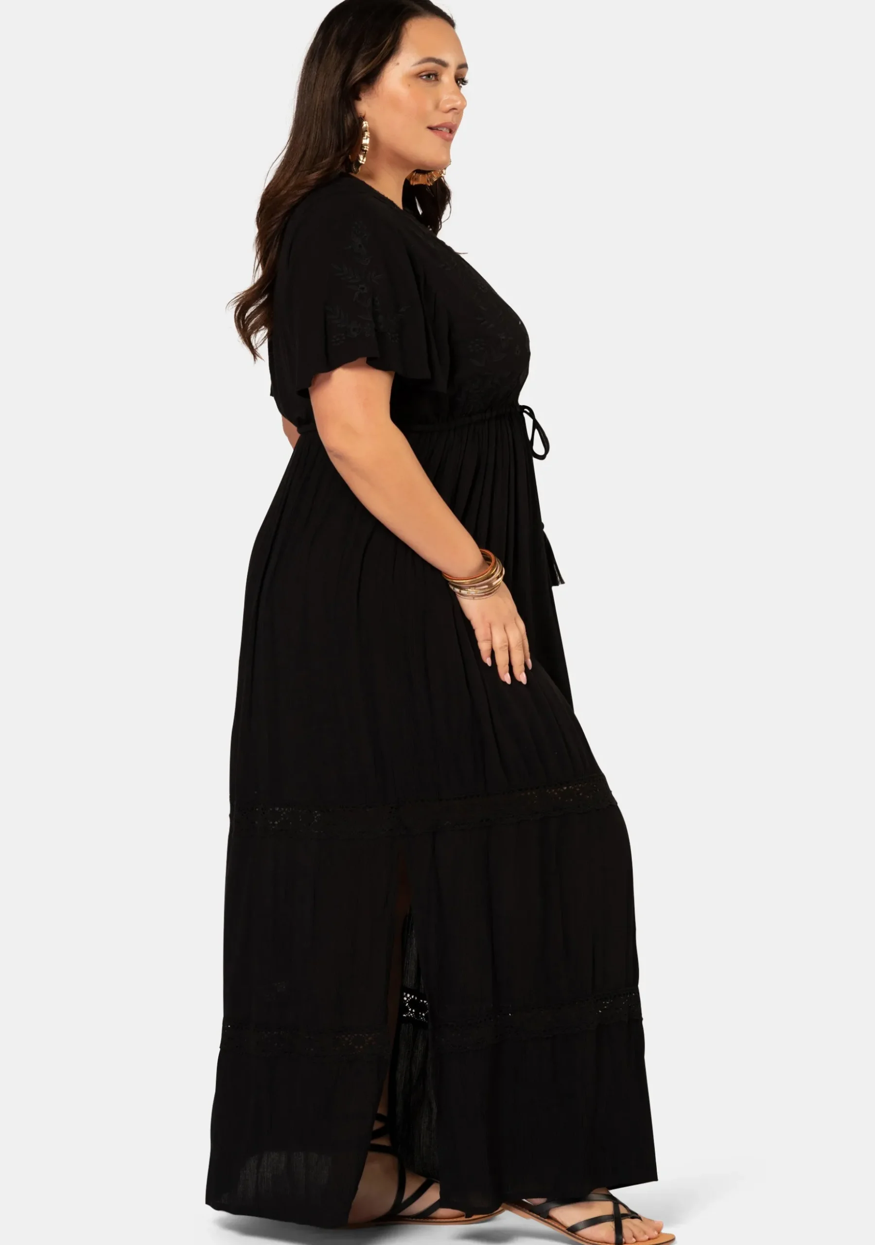 Floating Clouds Maxi Dress