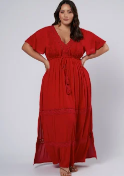 Floating Clouds Maxi Dress