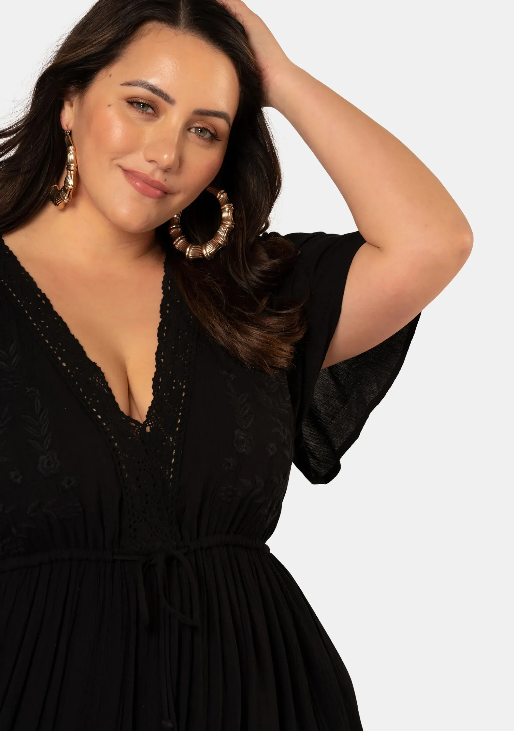 Floating Clouds Maxi Dress