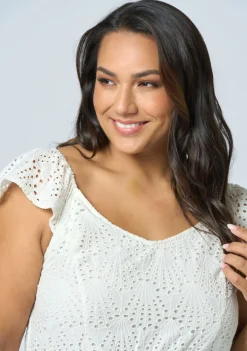 Florence Embroidered Lace Maxi Dress