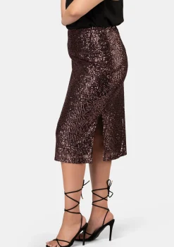 Foolish Sequin Midi Skirt